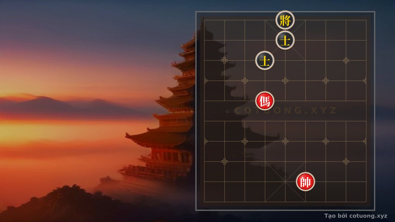 Thế cờ: The Trap of the Death Minister: Black Must Be Careful in the Black General Formation with Two Advisors — Cờ Tướng Online