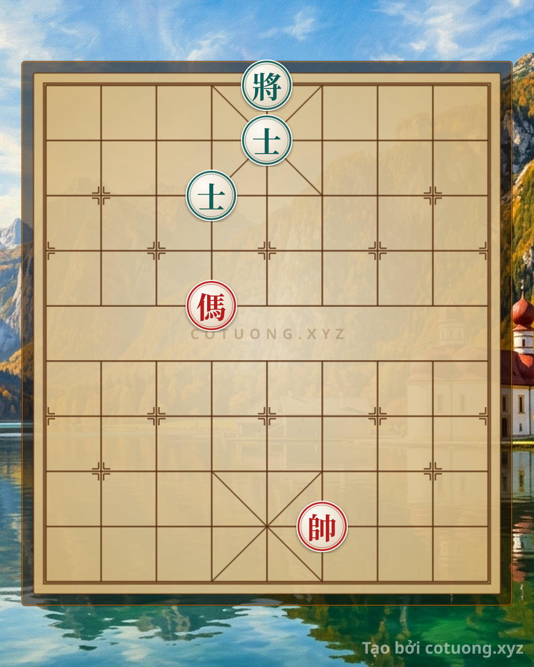 Challenge: The Trap of the Death Minister: Black Must Be Careful in the Black General Formation with Two Advisors - Can you solve it?