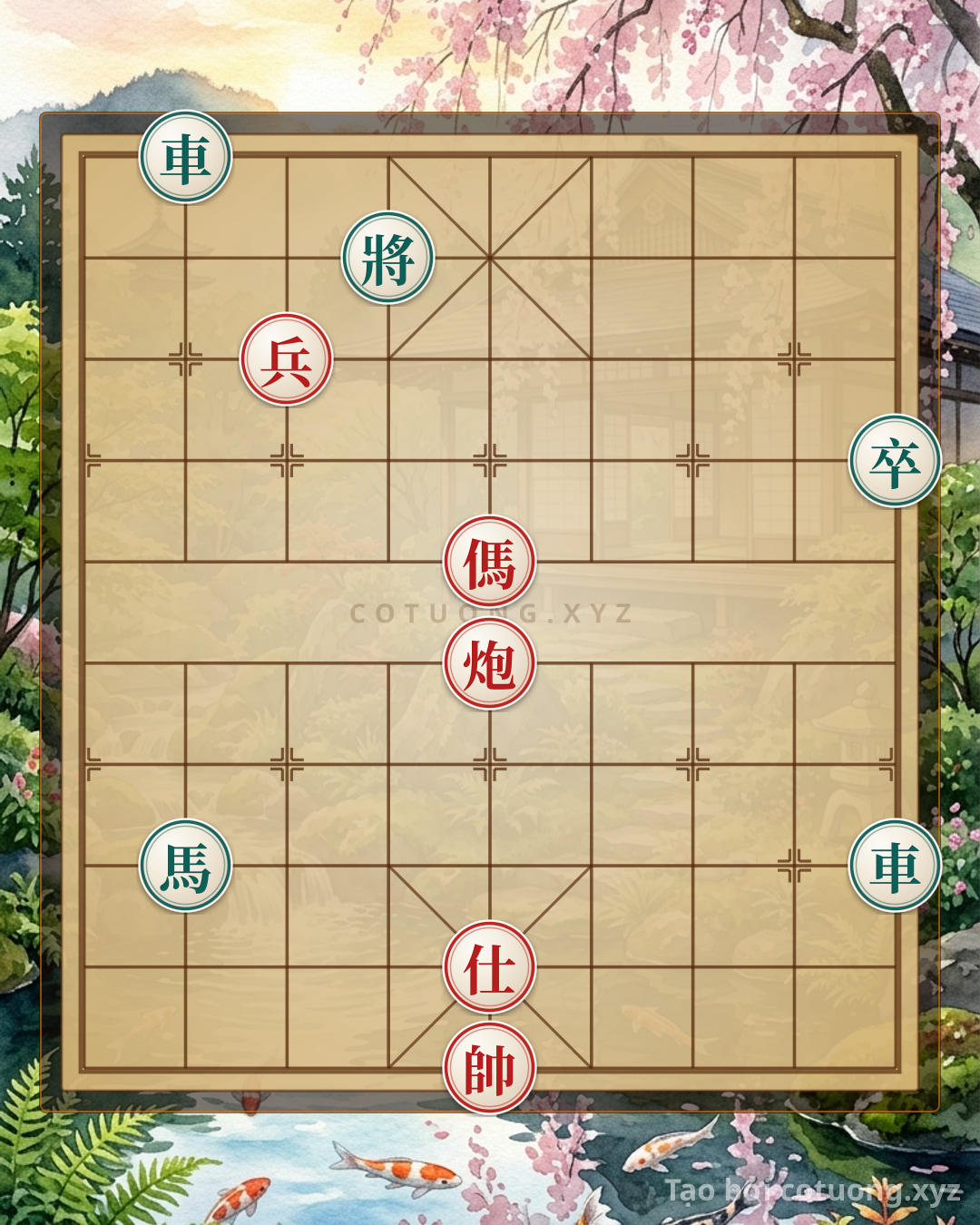 Challenge: Xiangqi Secrets: The Double Rook on the 10th Rank and the Empty Cannon - Red's Counterattack Strategy - Can you solve it?