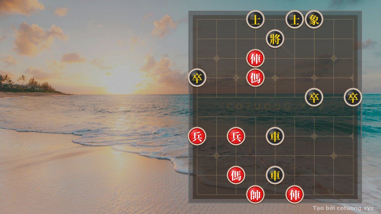 Thế cờ: Red Chariot Directly Attacks Black General in a Super Difficult Chess Position: The Tactical Secrets of a Young AI Master — Cờ Tướng Online