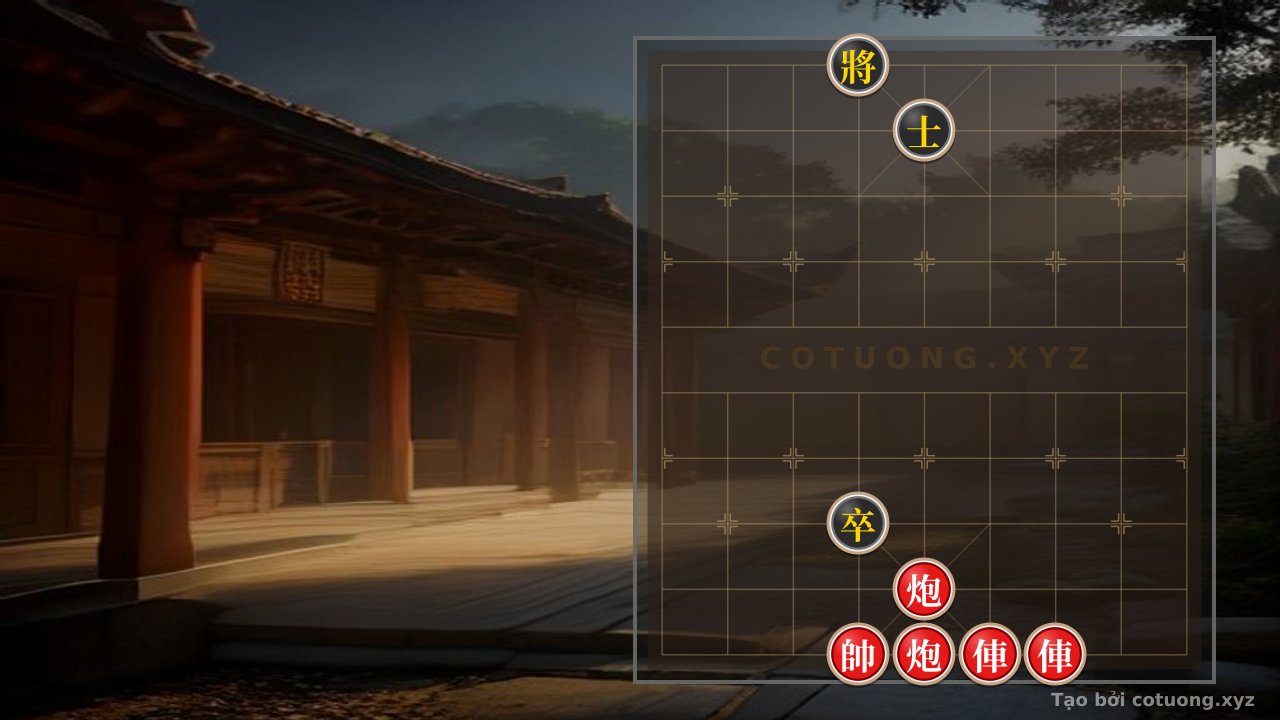 Thế cờ: The Mystery of the 2 Rooks 2 Cannons Crossfire Formation: The Secret Counterattack Strategy of Red in the Classic Chessboard — Cờ Tướng Online