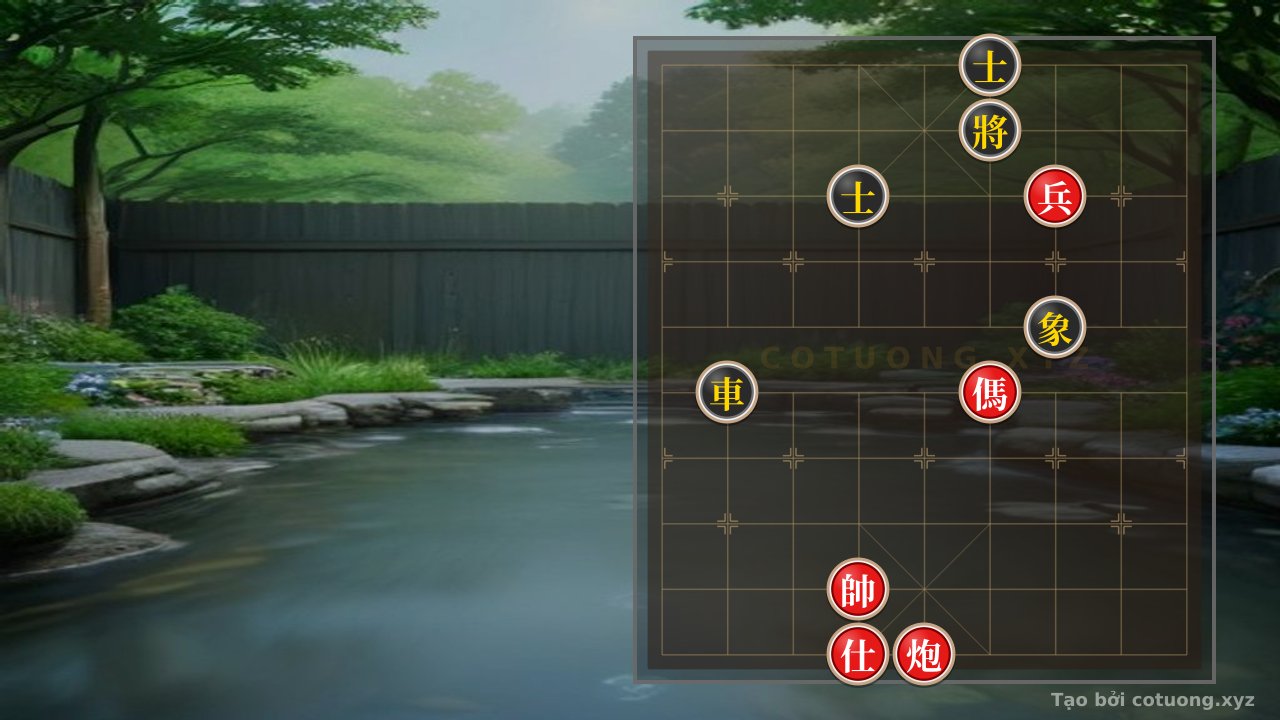 Thế cờ: Defensive Counterattack Strategy in the Rook vs. Bishop Formation - Xiangqi 8/10 — Cờ Tướng Online