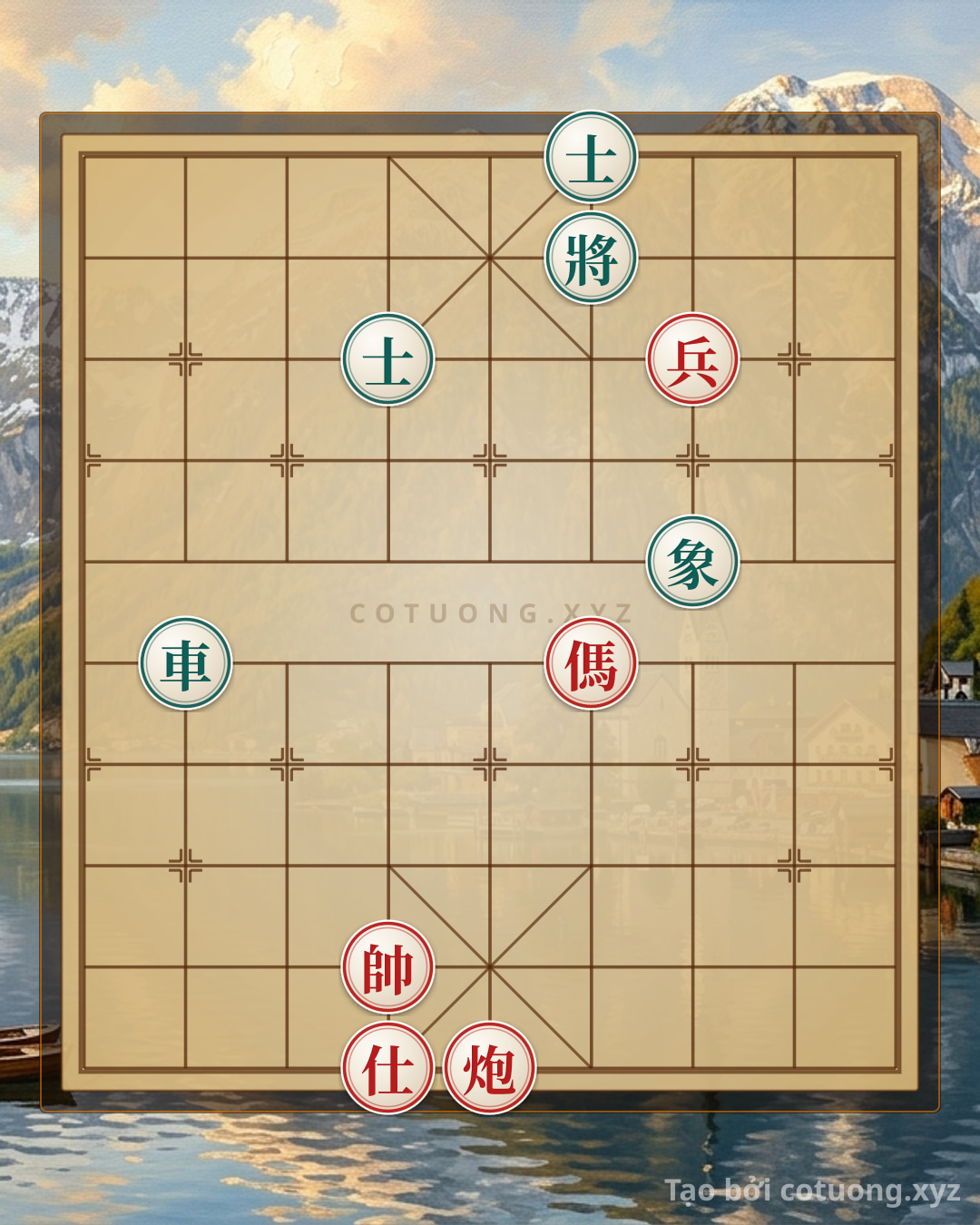 Challenge: Defensive Counterattack Strategy in the Rook vs. Bishop Formation - Xiangqi 8/10 - Can you solve it?