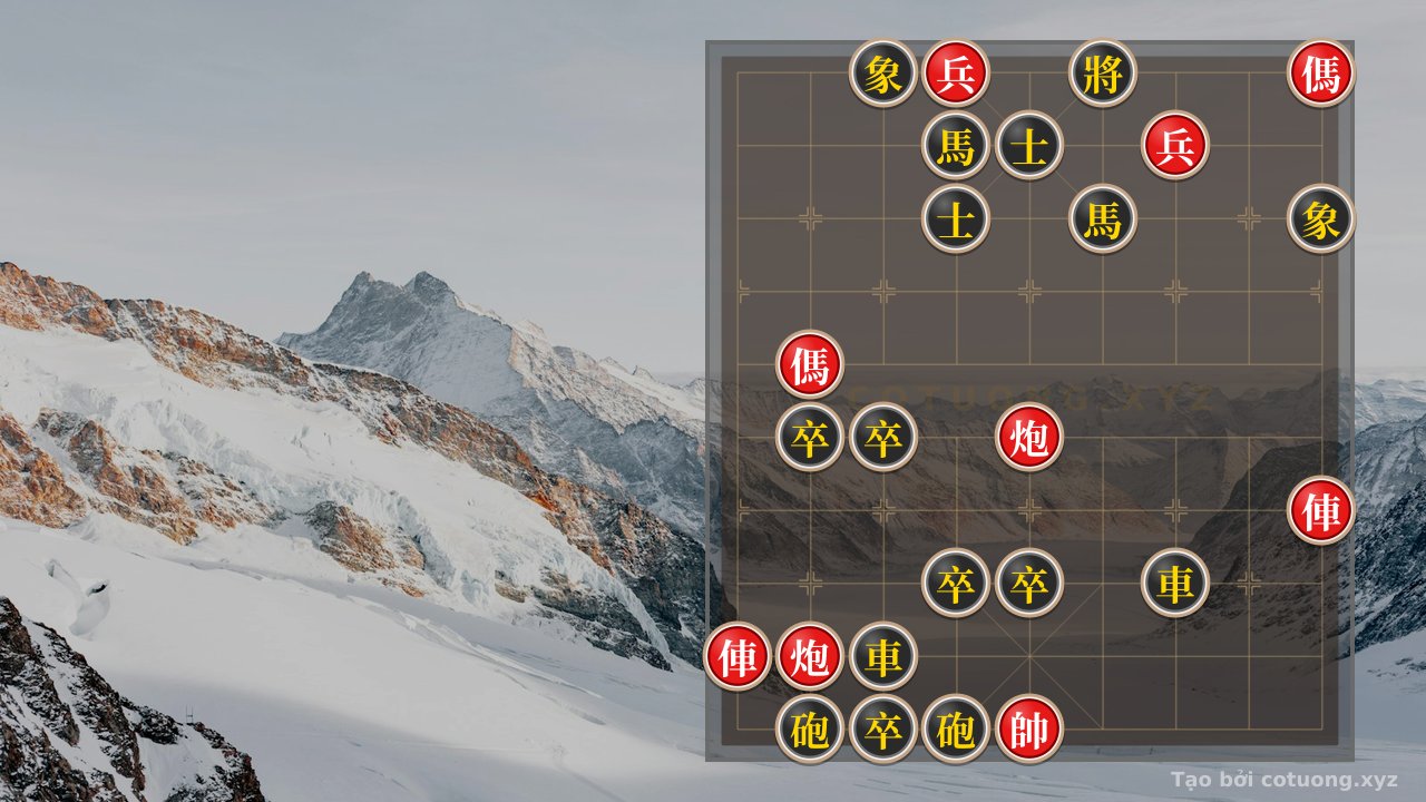 Thế cờ: Xiangqi Opening Analysis: Red's Defensive Tactics When Black's General is Exposed on File 6, Rank 10 — Cờ Tướng Online