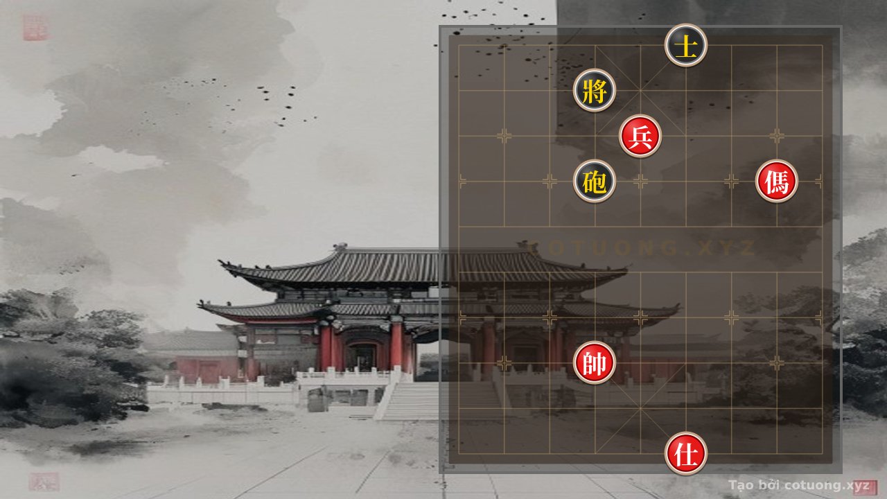 Thế cờ: Classic Checkmate Trap: Black Advisor vs. Red Pawn vs. Black Cannon - The Secret to Breaking the Black Strategy — Cờ Tướng Online