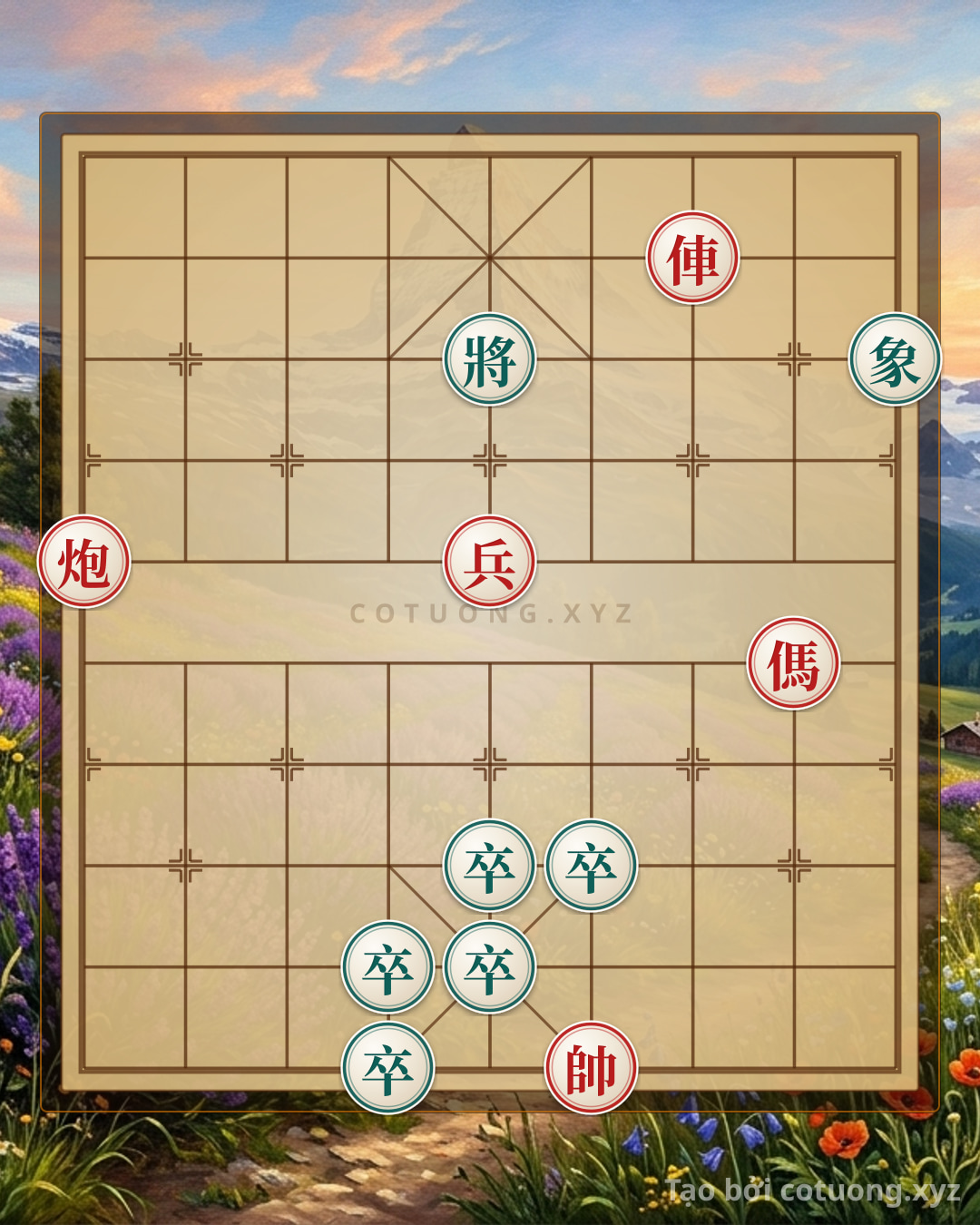 Challenge: Red Chariot Trap on the 9th Rank: Be Careful of the Black Cannon's Counterattack - Can you solve it?