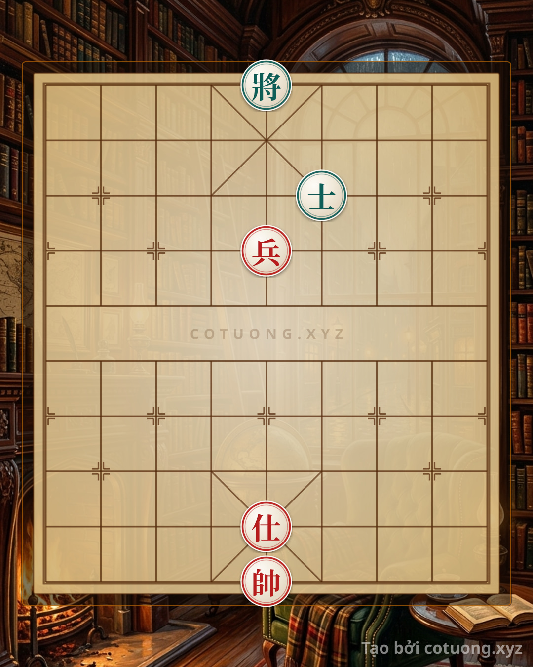 Challenge: Defensive Counterattack Strategy in the Red General on File 5 - Black Advisor on File 6 - Can you solve it?