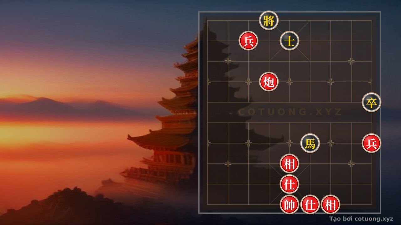 Thế cờ: The Secret of the Two Pawn Cannon: When Endgame Becomes a Battle of Wits — Cờ Tướng Online