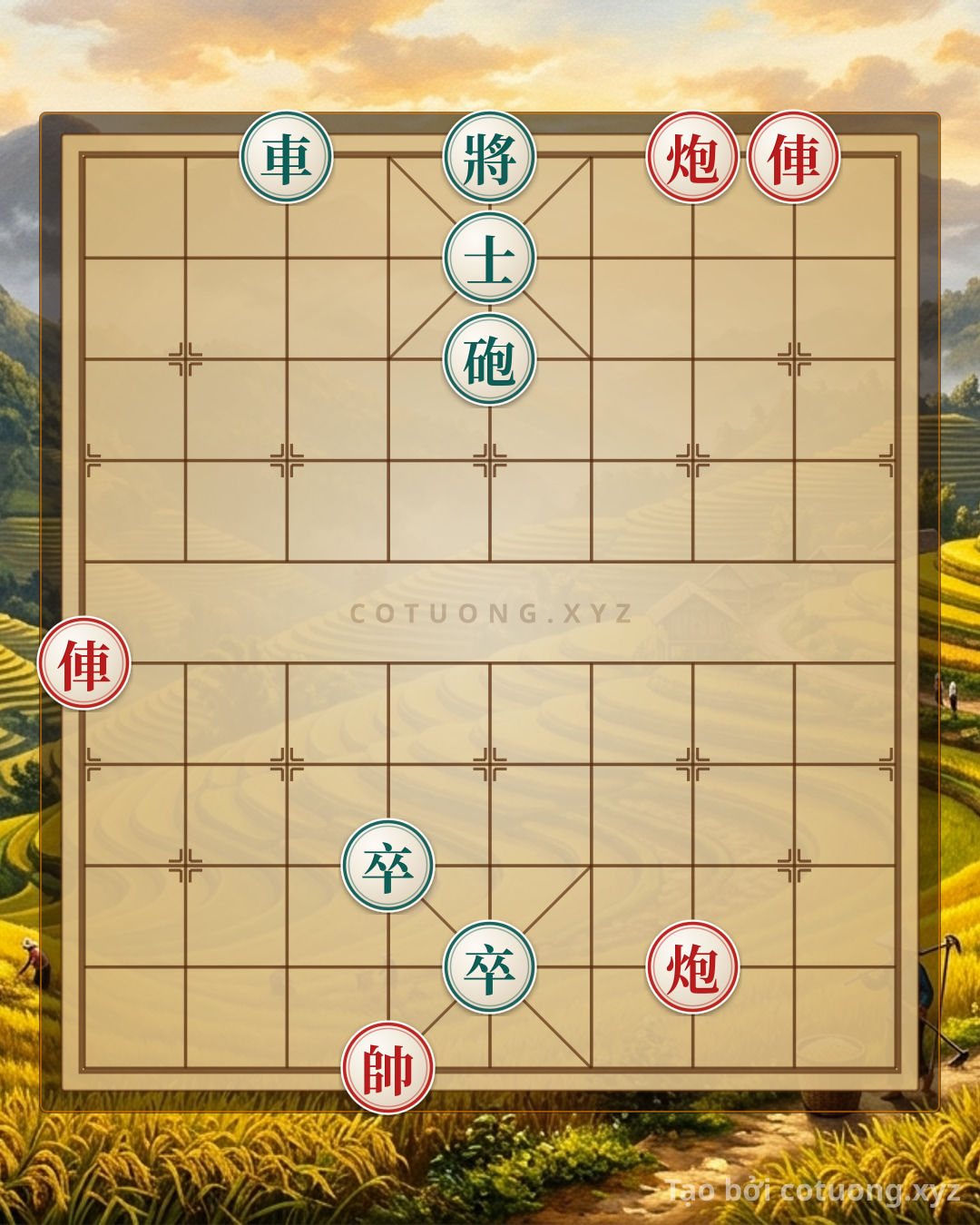 Challenge: Master's Secret: 2Rooks 2Cannons vs Rook Cannon 2Pawns 2Advisors - Winning Xiangqi in 5 Moves - Can you solve it?