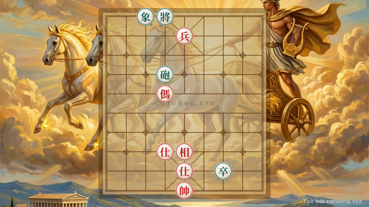 Thế cờ: Xiangqi: The Art of Defensive Counterattack in the Double Horse Face-to-Face Formation — Cờ Tướng Online