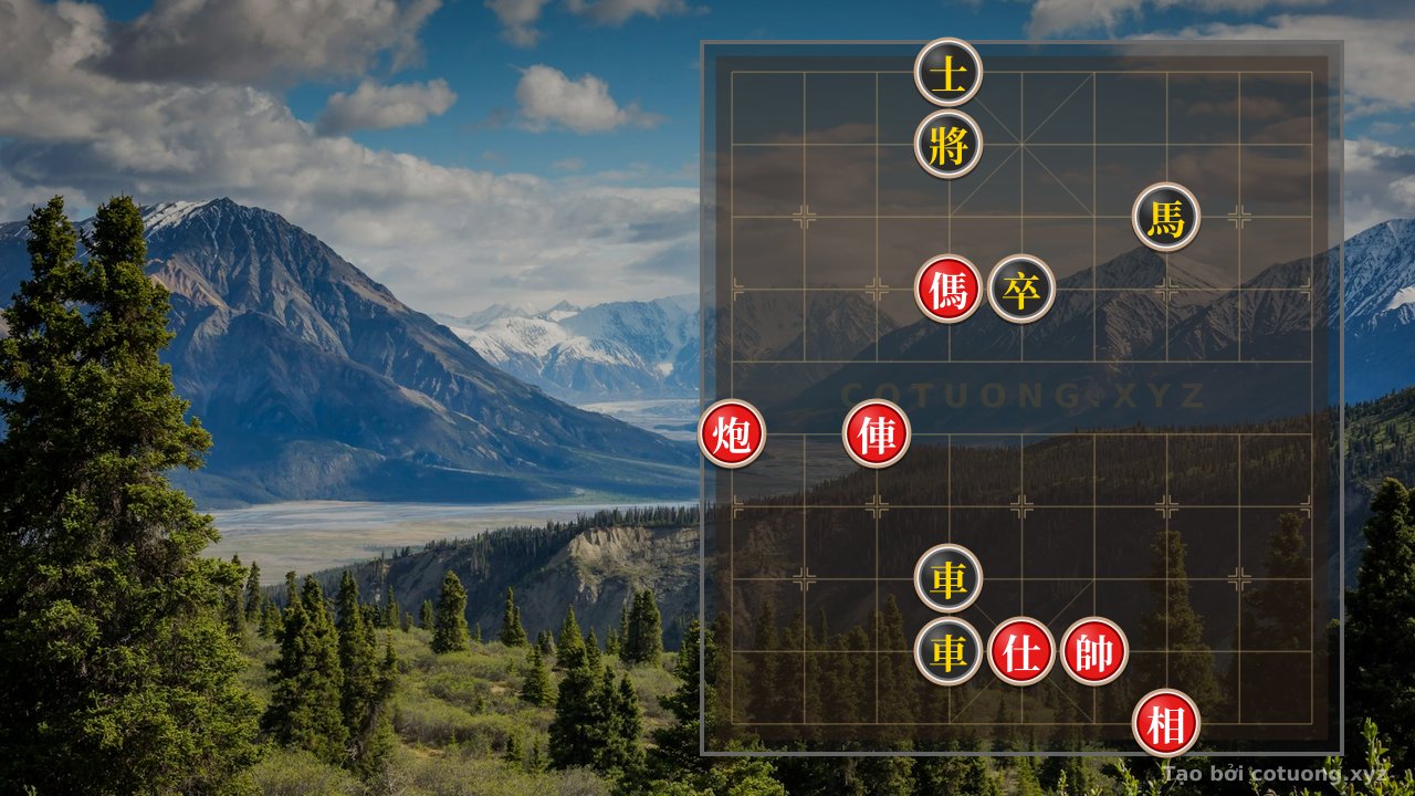 Thế cờ: Xiangqi Tips: Destroying the Black Double Rook Formation with the Empty Cannon Strategy — Cờ Tướng Online