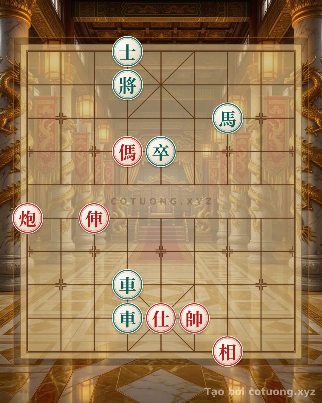 Challenge: Xiangqi Tips: Destroying the Black Double Rook Formation with the Empty Cannon Strategy - Can you solve it?