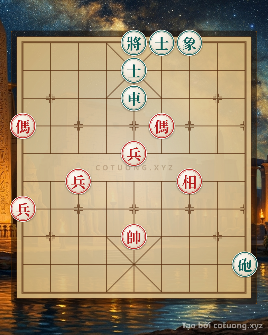 Challenge: The Ultimate Damage Strategy: Double Horse Piercing the Heart, Red Cannon Breaking the Ranks - The Ruthless Red Tactics - Can you solve it?