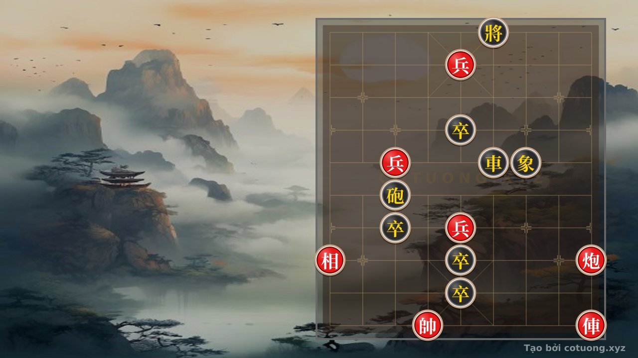 Thế cờ: The Brutal Formation: Black Rook and Red Cannon Sweep - The Super Hard General Chess Strategy — Cờ Tướng Online