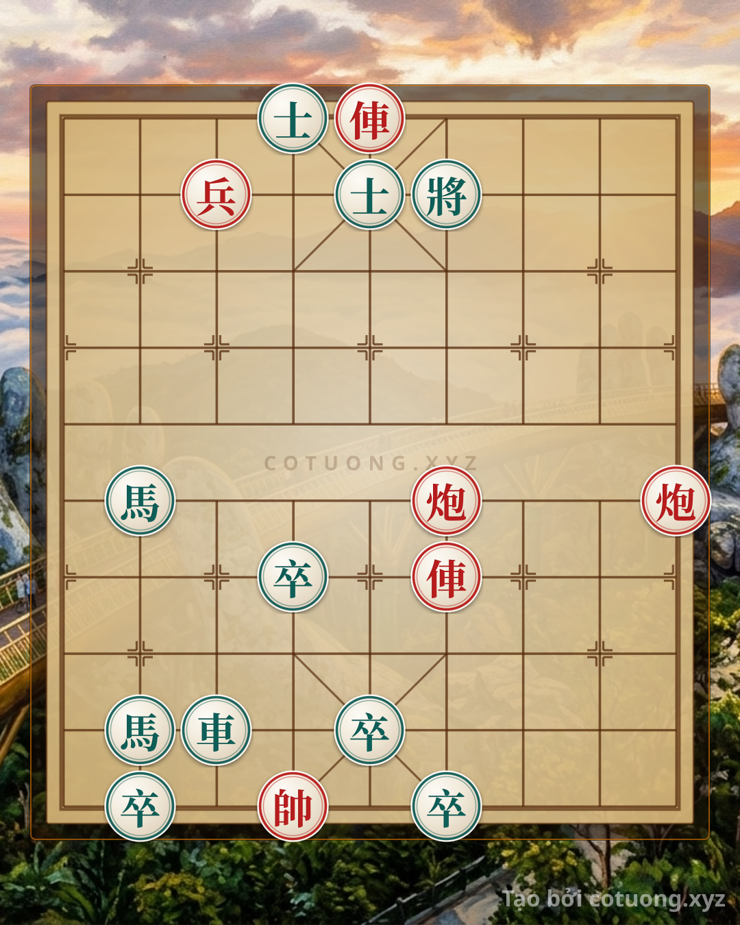Challenge: Red Hand Formation - Double Cannon Support - Can you solve it?