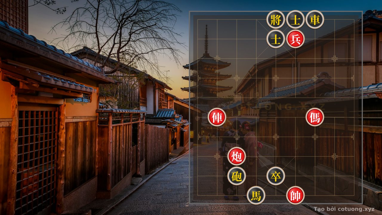 Thế cờ: THE SECRET OF SURVIVAL IN THE CLASSIC ENDGAME: RED ROOK, CANNON, AND HORSE VS. BLACK ROOK, CANNON, AND HORSE WITH TWO ADVISORS - A PATH TO VICTORY IN JUST ONE MOVE! — Cờ Tướng Online