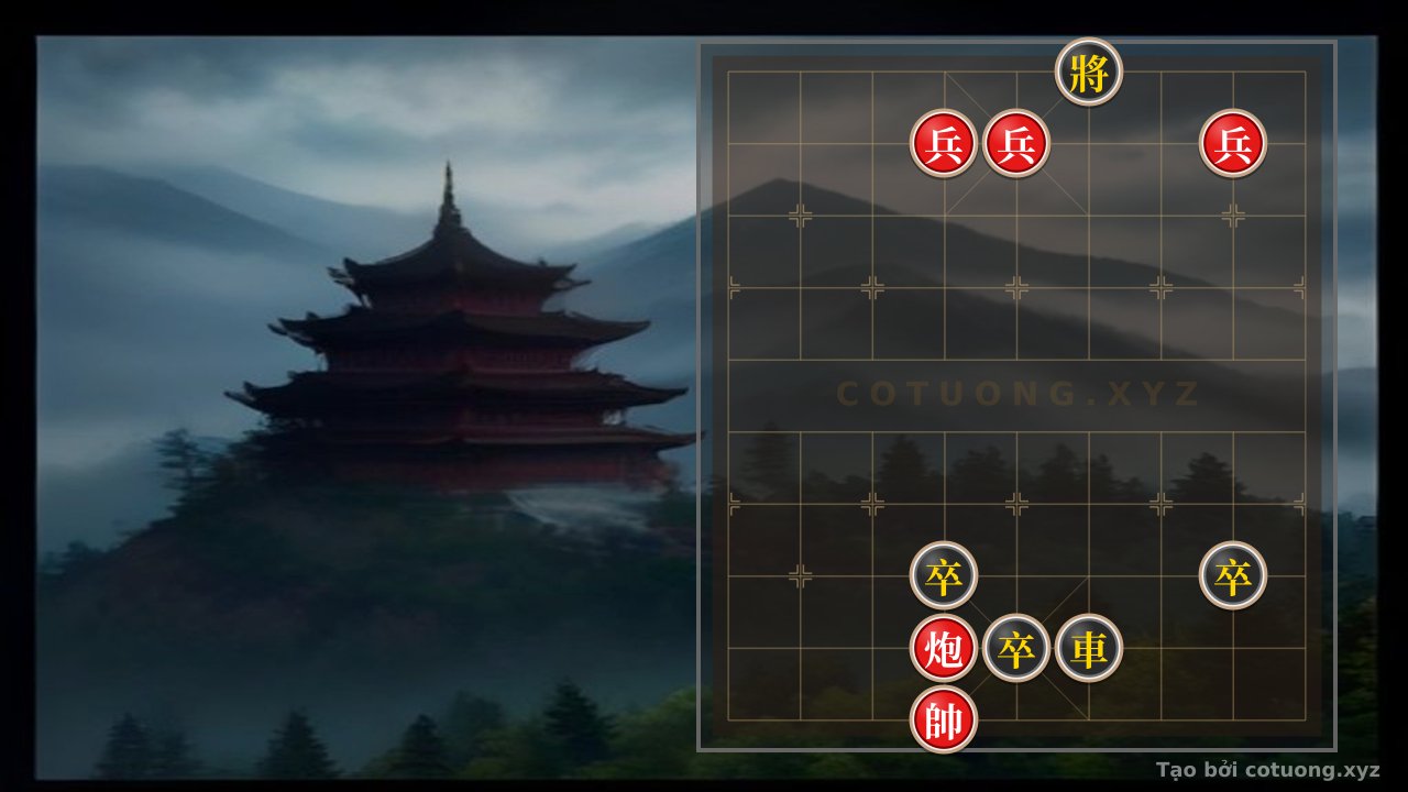 Thế cờ: Xiangqi: 'Red Cannon Massacre' Strategy - Dangerous Formation for Black General — Cờ Tướng Online