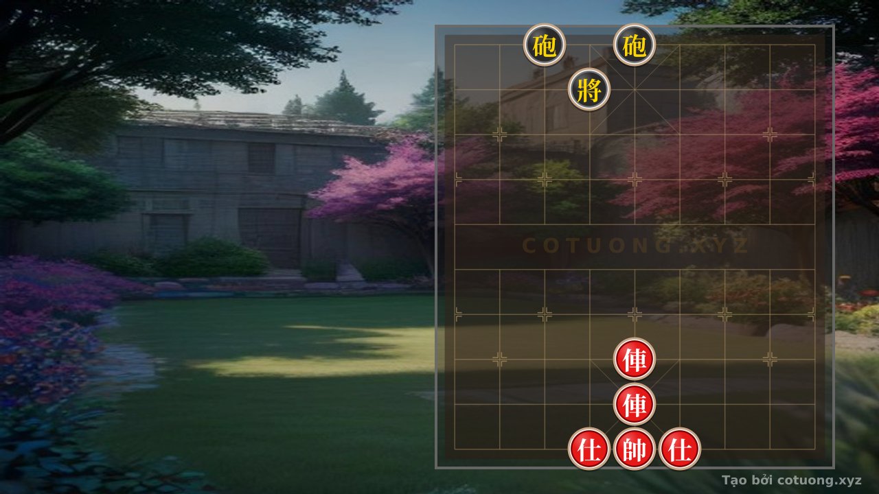 Thế cờ: Xiangqi Position: Red Rook vs. Black Cannon - Defensive Counterattack Tactics — Cờ Tướng Online