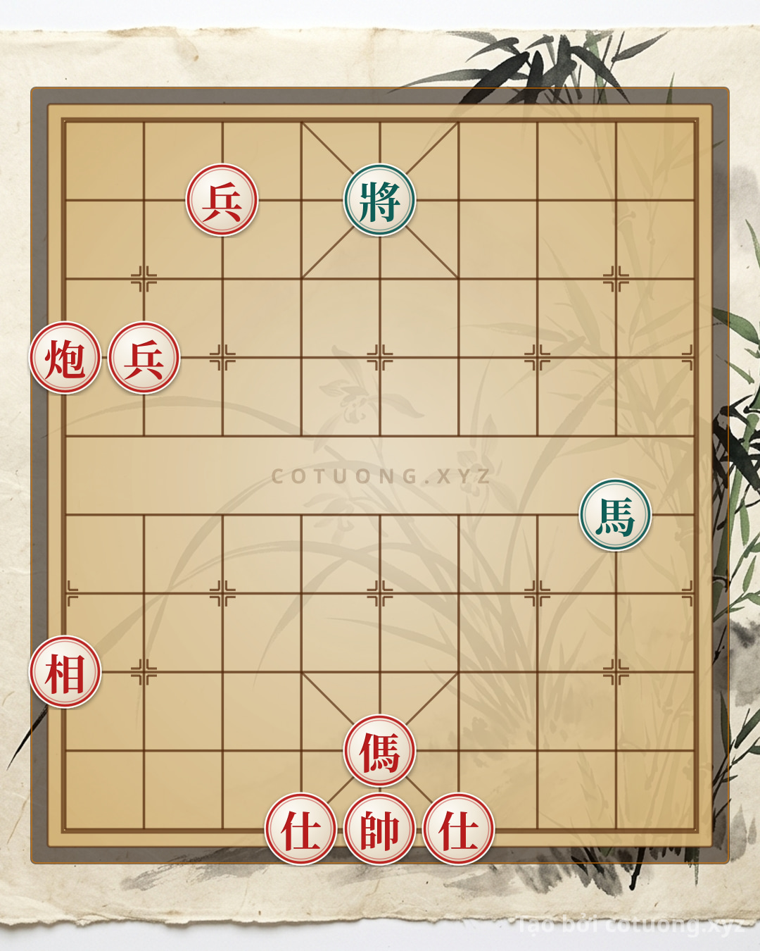 Challenge: Xiangqi Position: Red Pawn on 7th File, 9th Rank - Defensive and Counterattacking Tactics - Can you solve it?