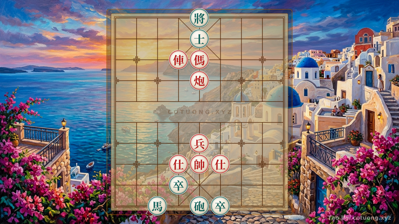 Thế cờ: The Art of Xiangqi: Red Chariot and Cannon vs. Black Horse and Pawn - Mastering the High-Level Chess Tactics — Cờ Tướng Online