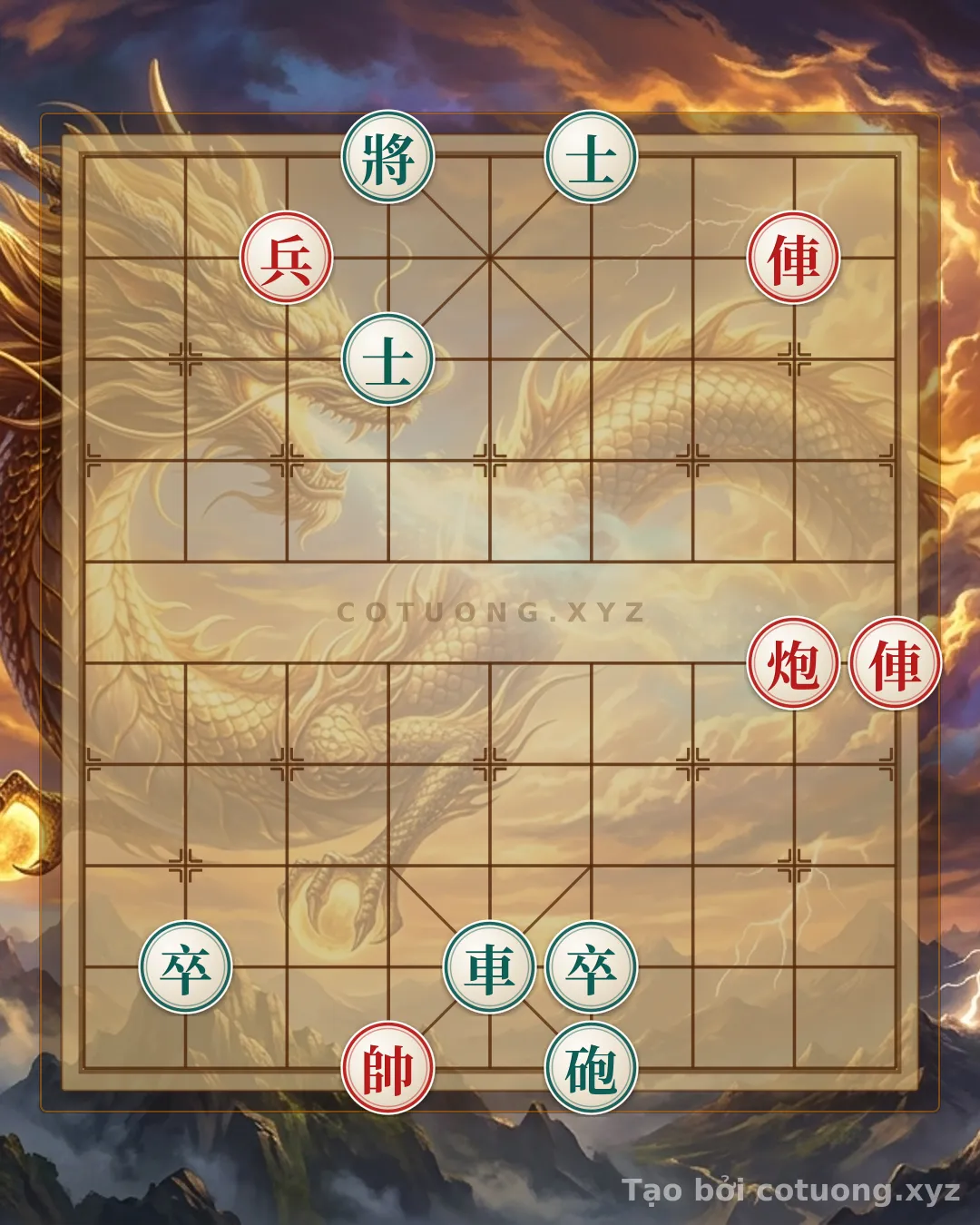 Challenge: 'Red Cannon on File 5 - Red Chariot on File 9' is Trapped: Breakthrough Tactics in a Frenzied Attacking Position (Level 5/10) | Killer Moves to Defeat Black - Can you solve it?