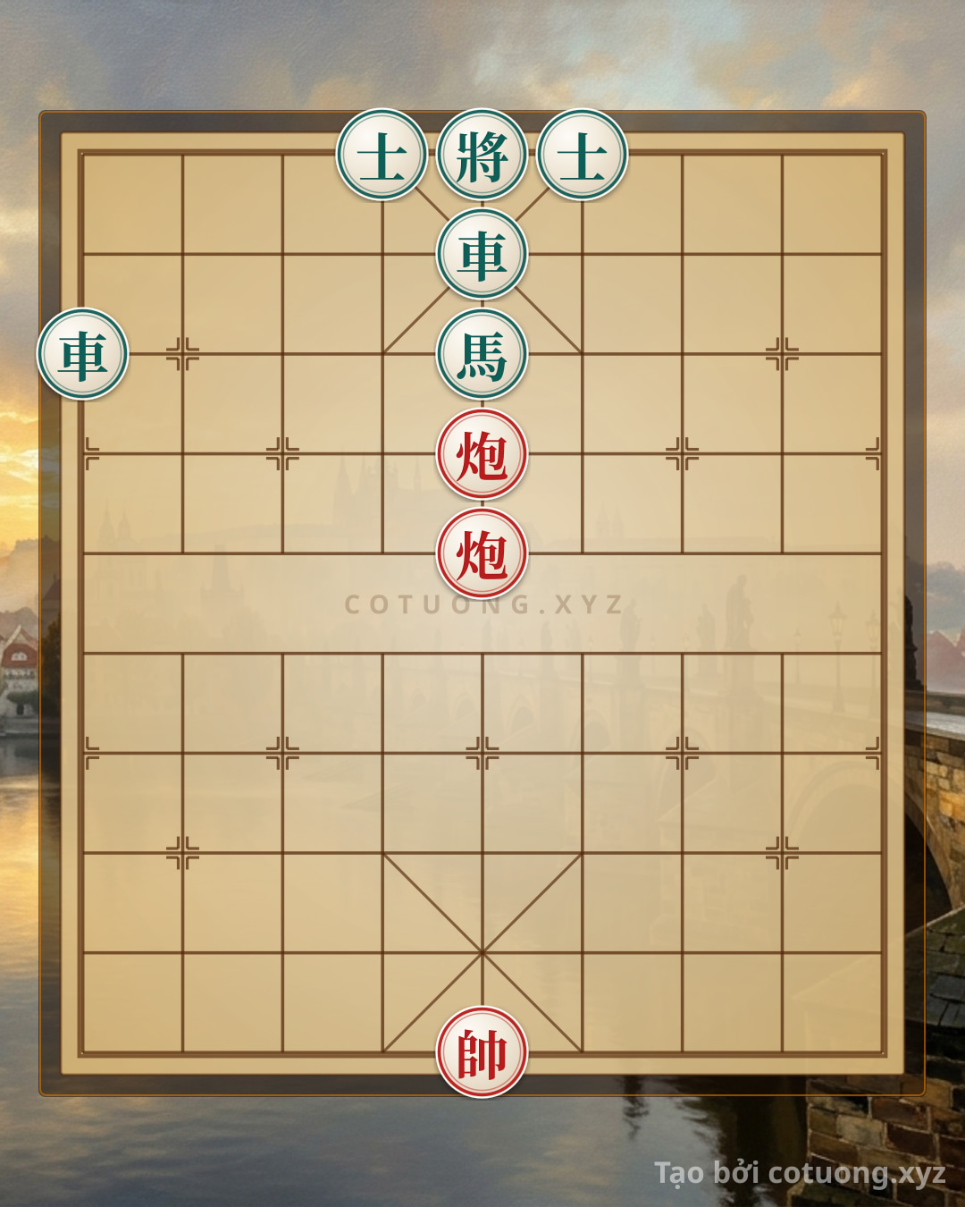 Challenge: Red General Chess: Tactical Strategies with Double Cannons - Can you solve it?