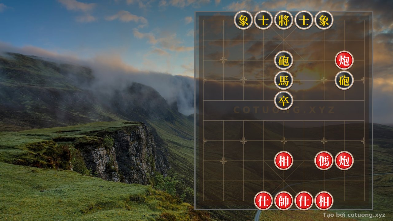 Thế cờ: Xiangqi: Defensive Strategies for Black in the Double Horse Face-to-Face Formation — Cờ Tướng Online