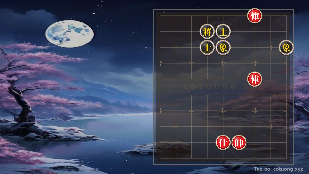 Thế cờ: Red Chariot Opens the 3rd File on the 10th Rank – Brutal Tactics: Cutting the Black General's Defenses in 3 Moves, Unseen by All! — Cờ Tướng Online