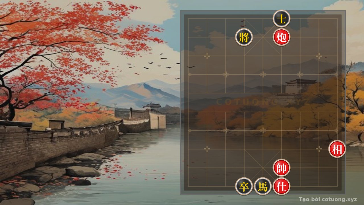 Thế cờ: The Art of Defense in Xiangqi: The Resilience of Black's Forces Against the Red Cannon — Cờ Tướng Online
