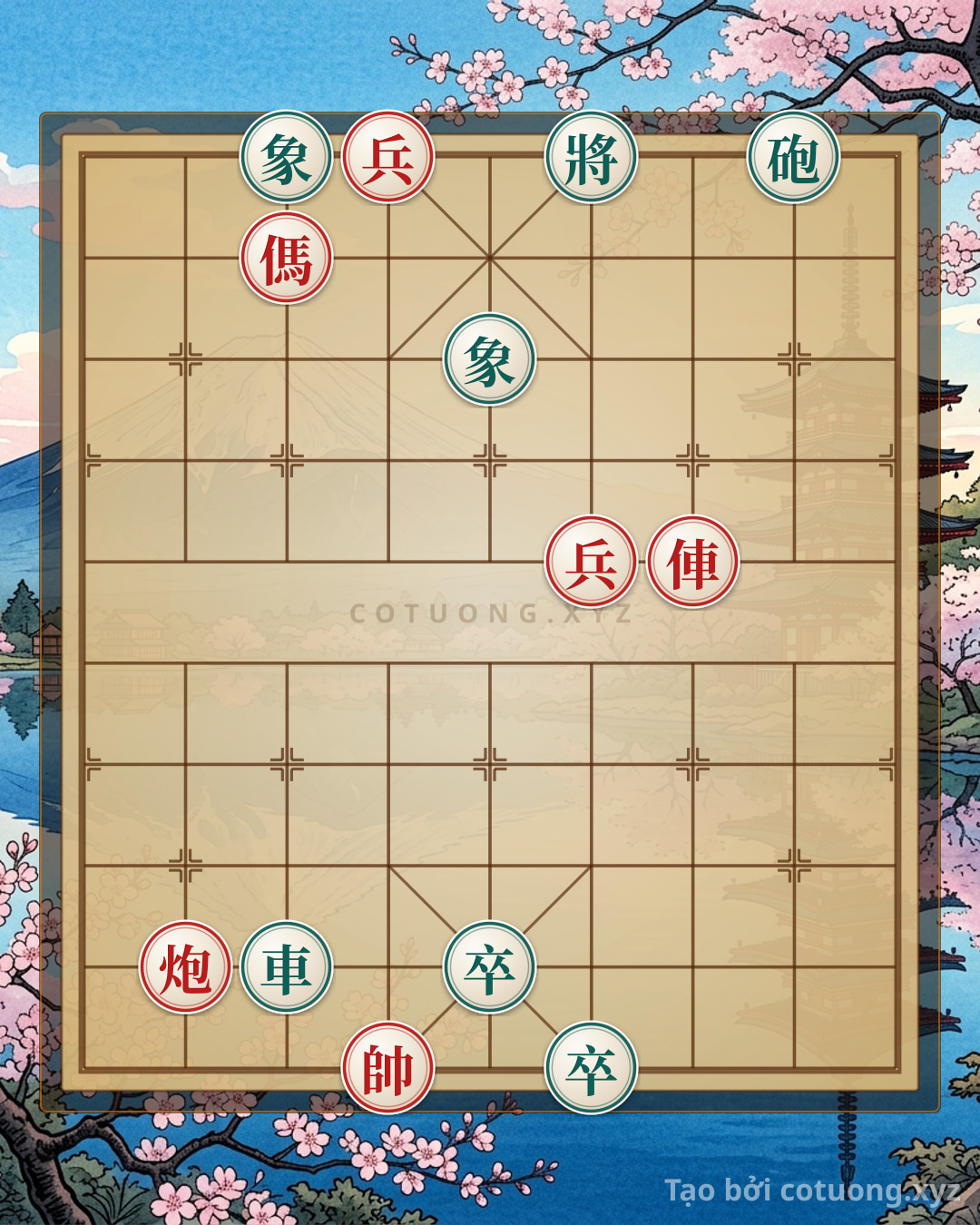 Challenge: Xiangqi Winning Strategy: Red Cannon Spin with Black Chariot on File 3 - Can you solve it?