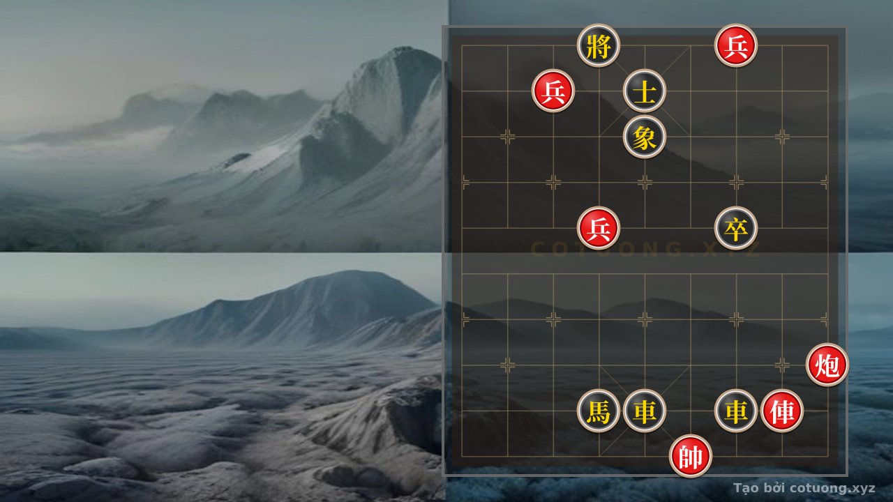 Thế cờ: Mastering Counterattacks from a Precarious Defense: Analyzing the 4th Rank - 10th File Setup — Cờ Tướng Online