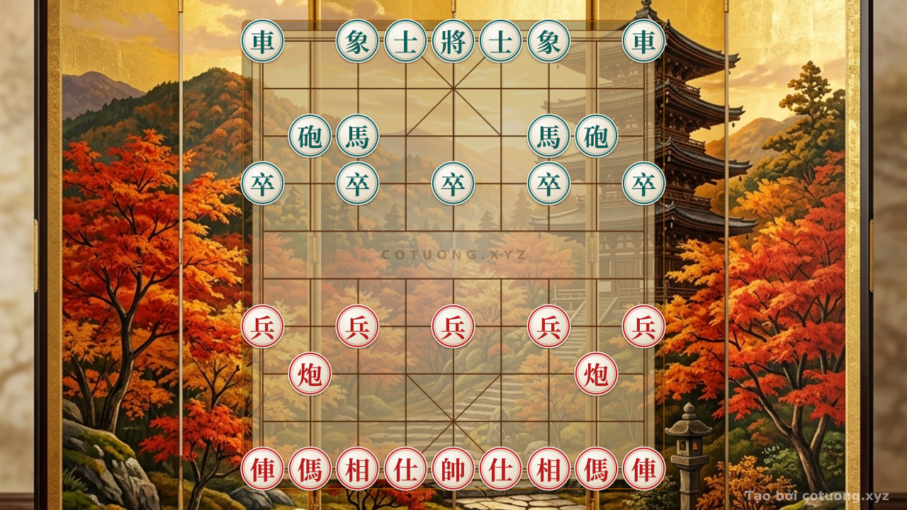 Thế cờ: Xiangqi (Chinese Chess) Showdown: When 2 Rooks, 2 Cannons, and 2 Horses Dance on the Board Like a Grand Ballet — Cờ Tướng Online