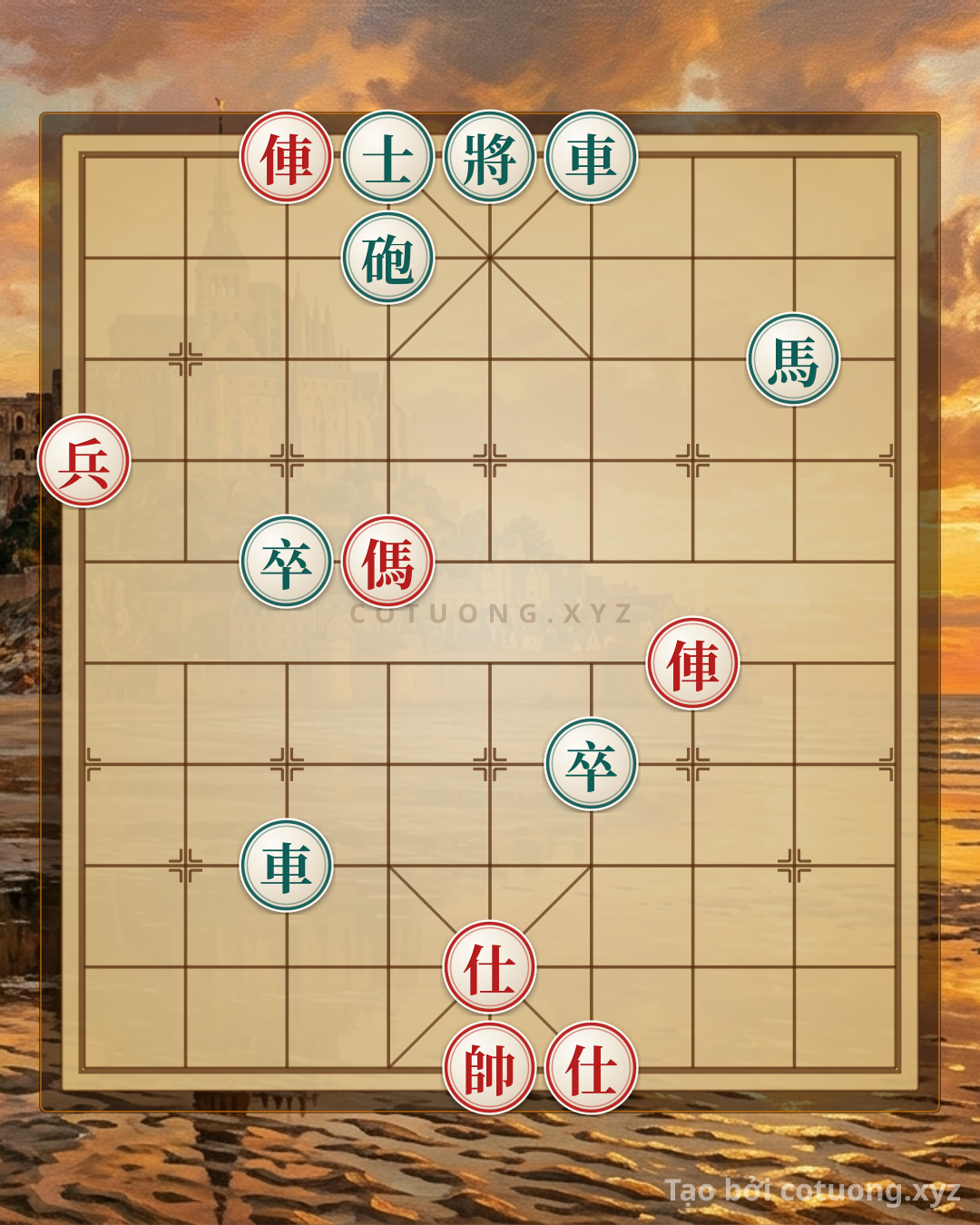Challenge: Quick Checkmate with Rook Check: Optimal Strategy for Red in the General's Face-to-Face Position - Can you solve it?
