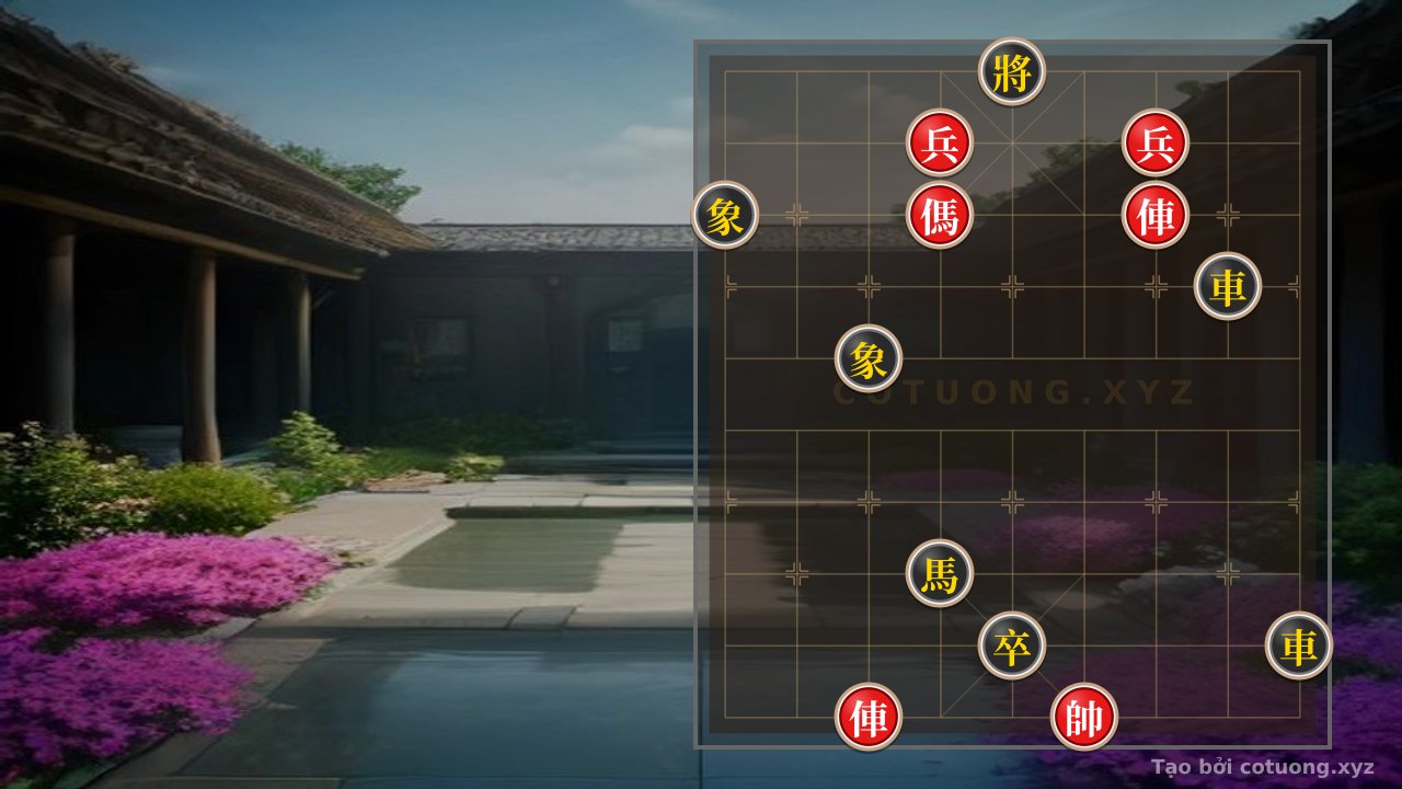 Thế cờ: Song xa mã bôn tập phá trận — Cờ Tướng Online