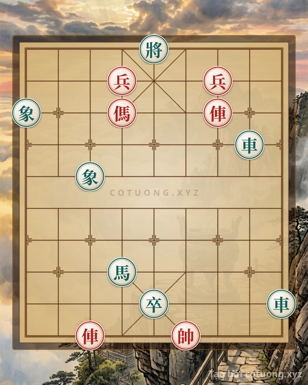 Challenge: Song xa mã bôn tập phá trận - Can you solve it?