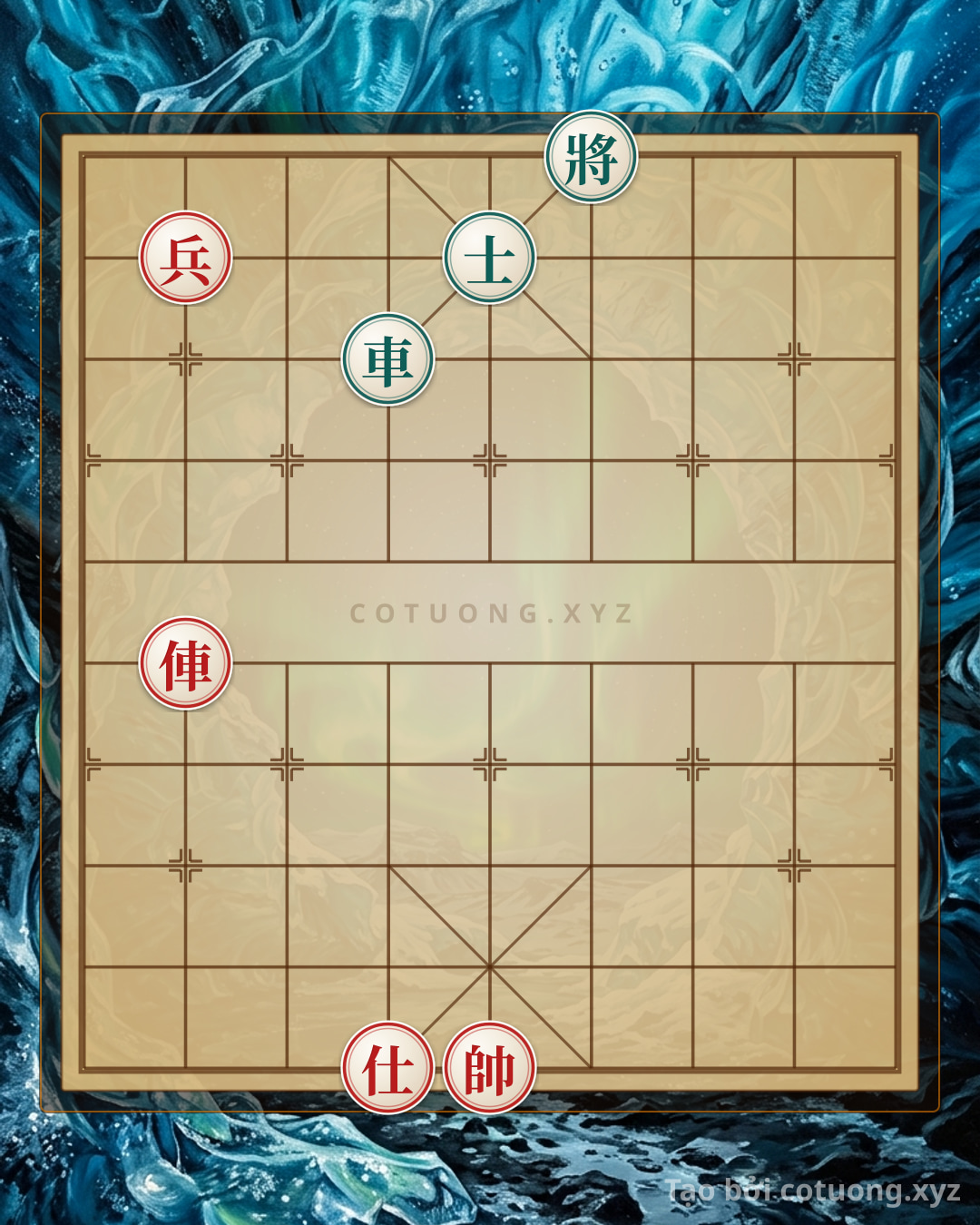 Challenge: The Tzu War: Black's Rook Alone vs. Red's Threatening Strategy - The Xich Bi Battle on the Chessboard - Can you solve it?