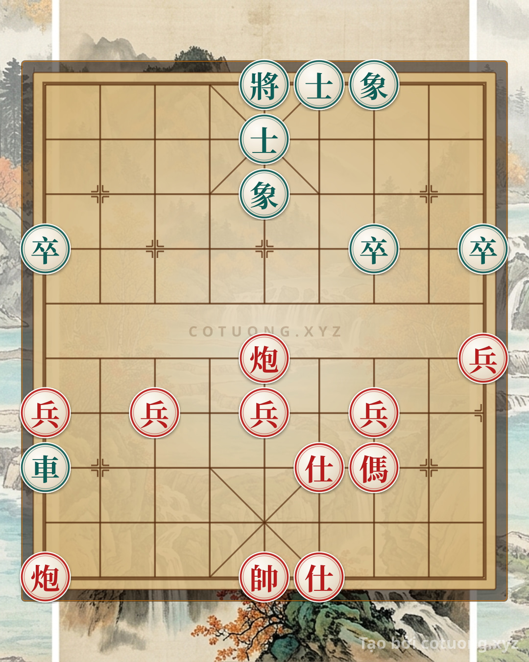 Challenge: The Secret of the Empty Cannon: Decoding the Unique Strategy for the Red Player in Xiangqi - Can you solve it?