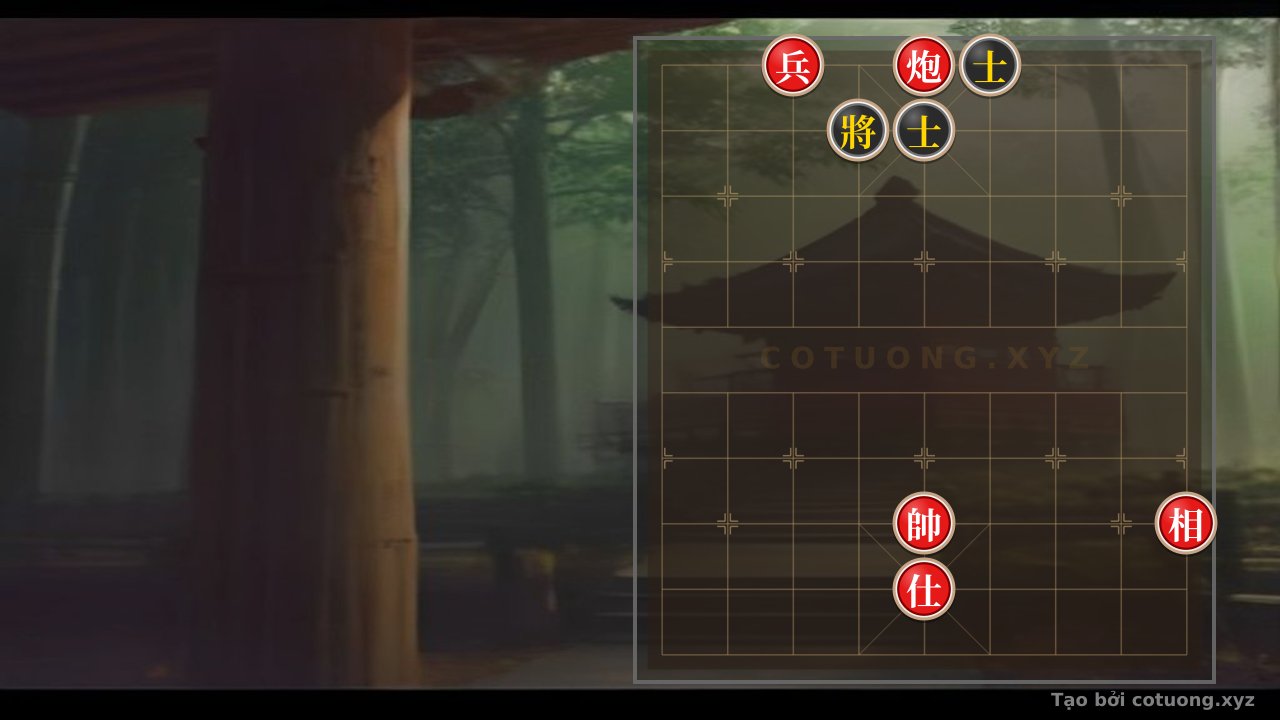 Thế cờ: Hidden General Chess: The Lone Red Pawn and the Trapped Black Cannon - Beginner Tactics — Cờ Tướng Online