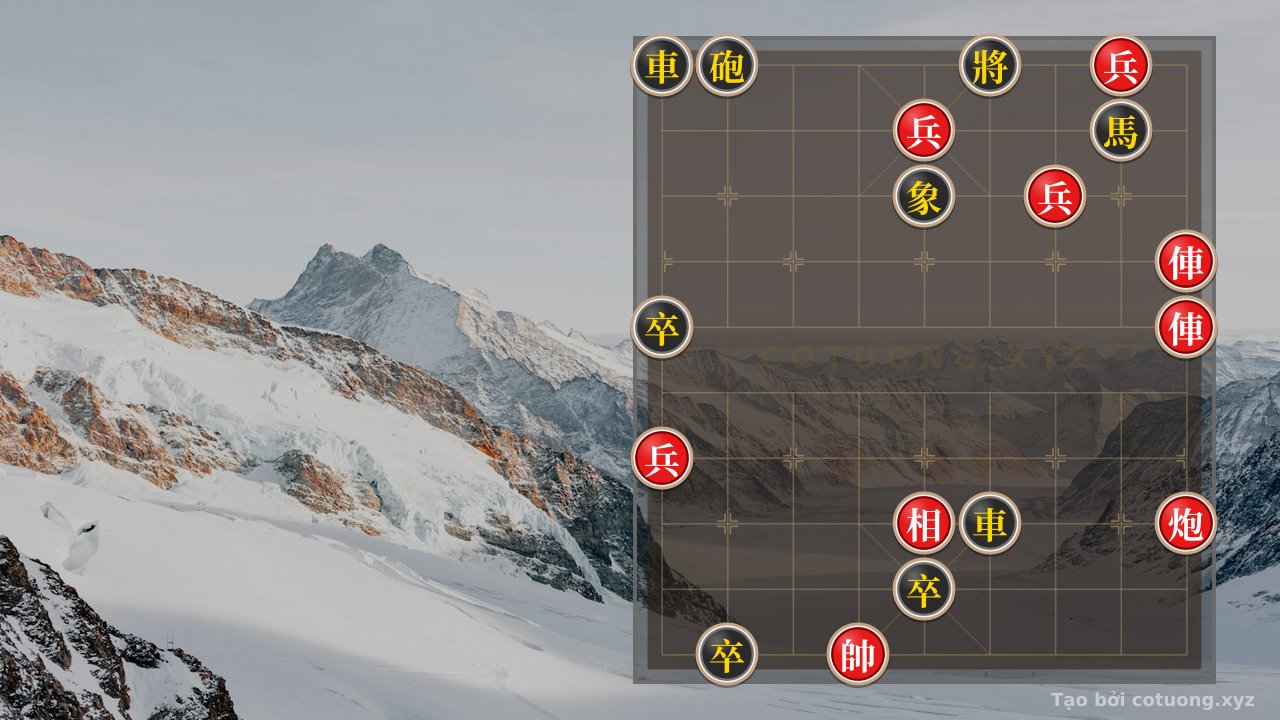Thế cờ: Xiangqi Position: Red Rook Charges Straight, Black Cannon Trapped - Lessons from the Battle of Xicheng — Cờ Tướng Online