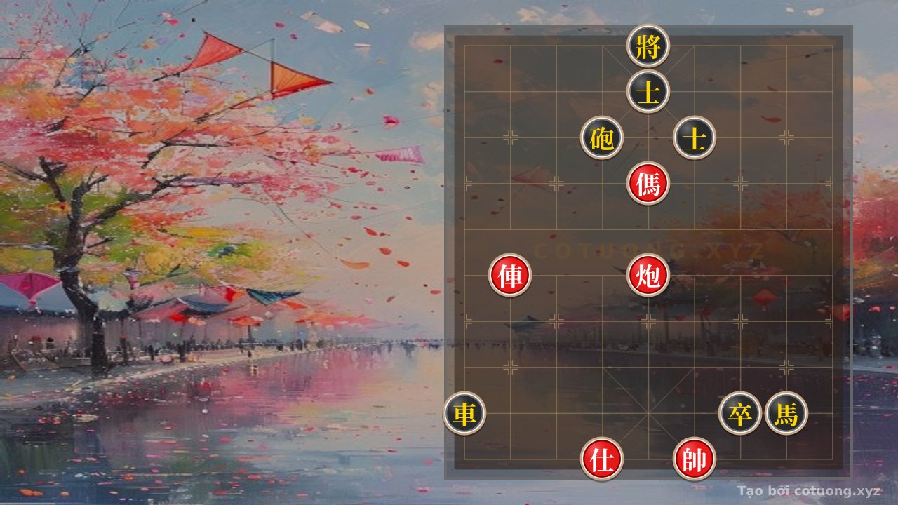 Thế cờ: Xiangqi: Double Horse Face-to-Face Formation - Winning Strategy — Cờ Tướng Online