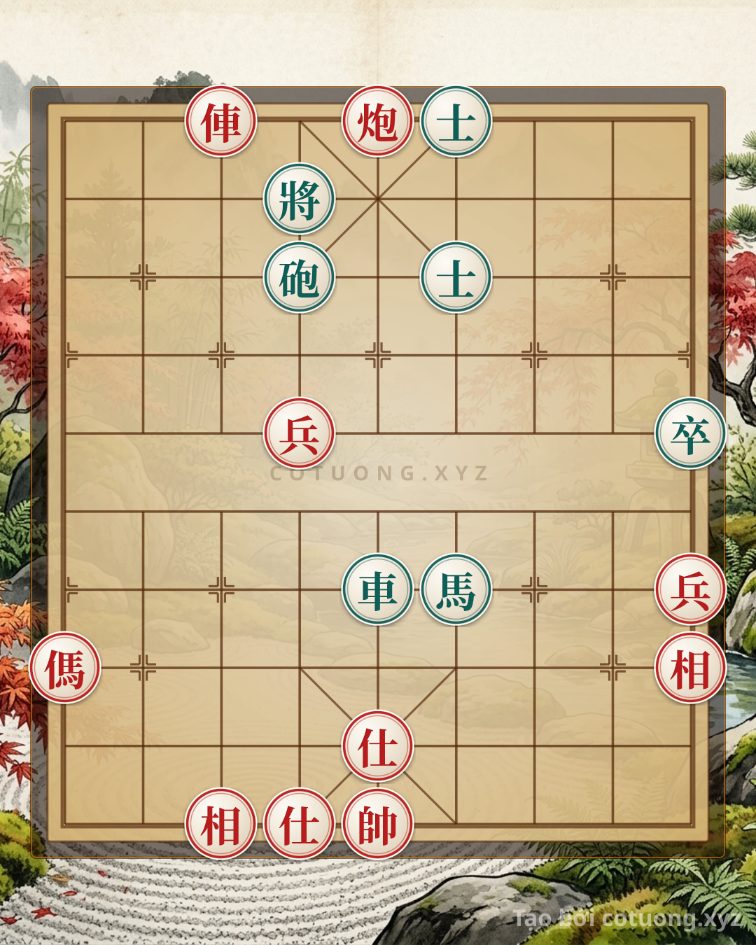 Challenge: Red Cannon Direct Attack on File 5: Ruthless Tactics in Self-Arranged Xiangqi - Can you solve it?