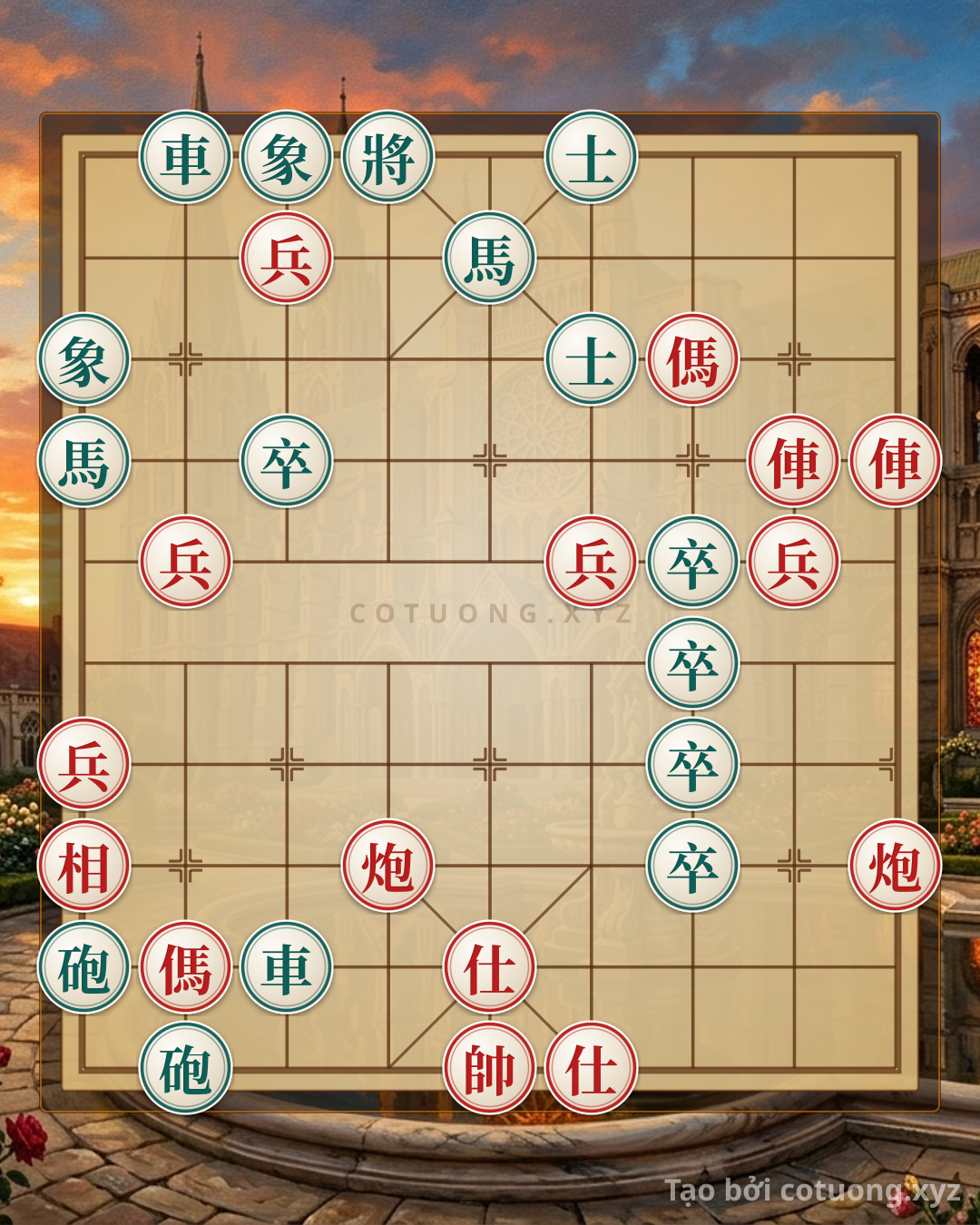 Challenge: Art of Defensive Counterattack: Neutralizing the Red's Killer Move in a Level 1/10 Xiangqi Position - Can you solve it?