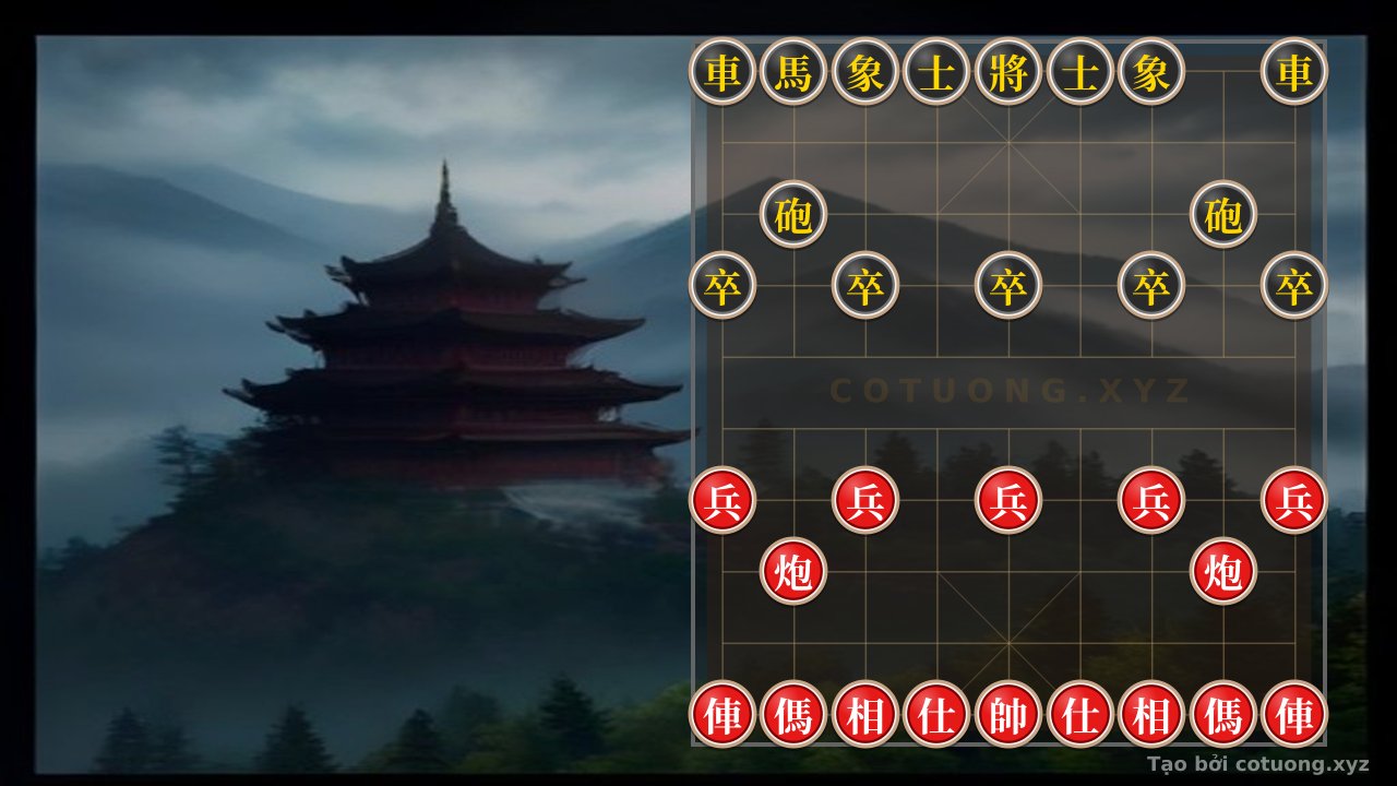 Thế cờ: Xiangqi: Mastering the Counterattack Defense from the Double Cannon Crossfire — Cờ Tướng Online