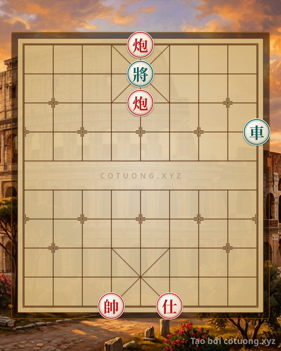 Challenge: Xiangqi Pro Tips: Red Cannon Double Envelopment, Black General in Peril - Can you solve it?