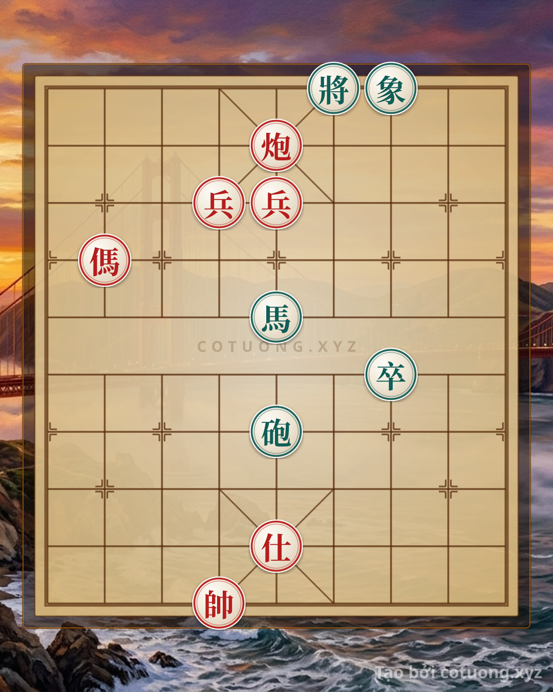 Challenge: The Rookery Trap: Red Cannon Dominates Black General, Who Will Break the Stranglehold? - Can you solve it?