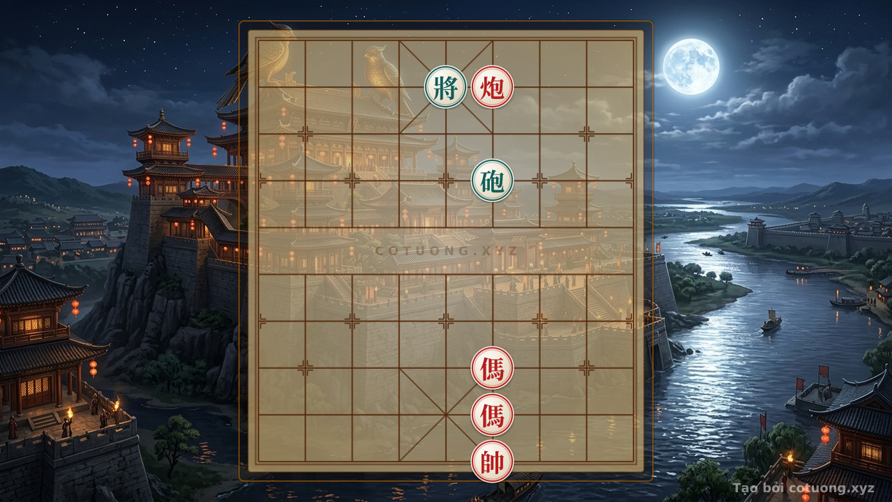 Thế cờ: Xiangqi (Chinese Chess): Defensive Strategies Against Double Horse Legs — Cờ Tướng Online