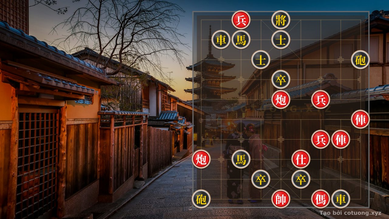 Thế cờ: Red Attacks, Black Defends: The 'Empty Cannon' Breakthrough Strategy — Cờ Tướng Online
