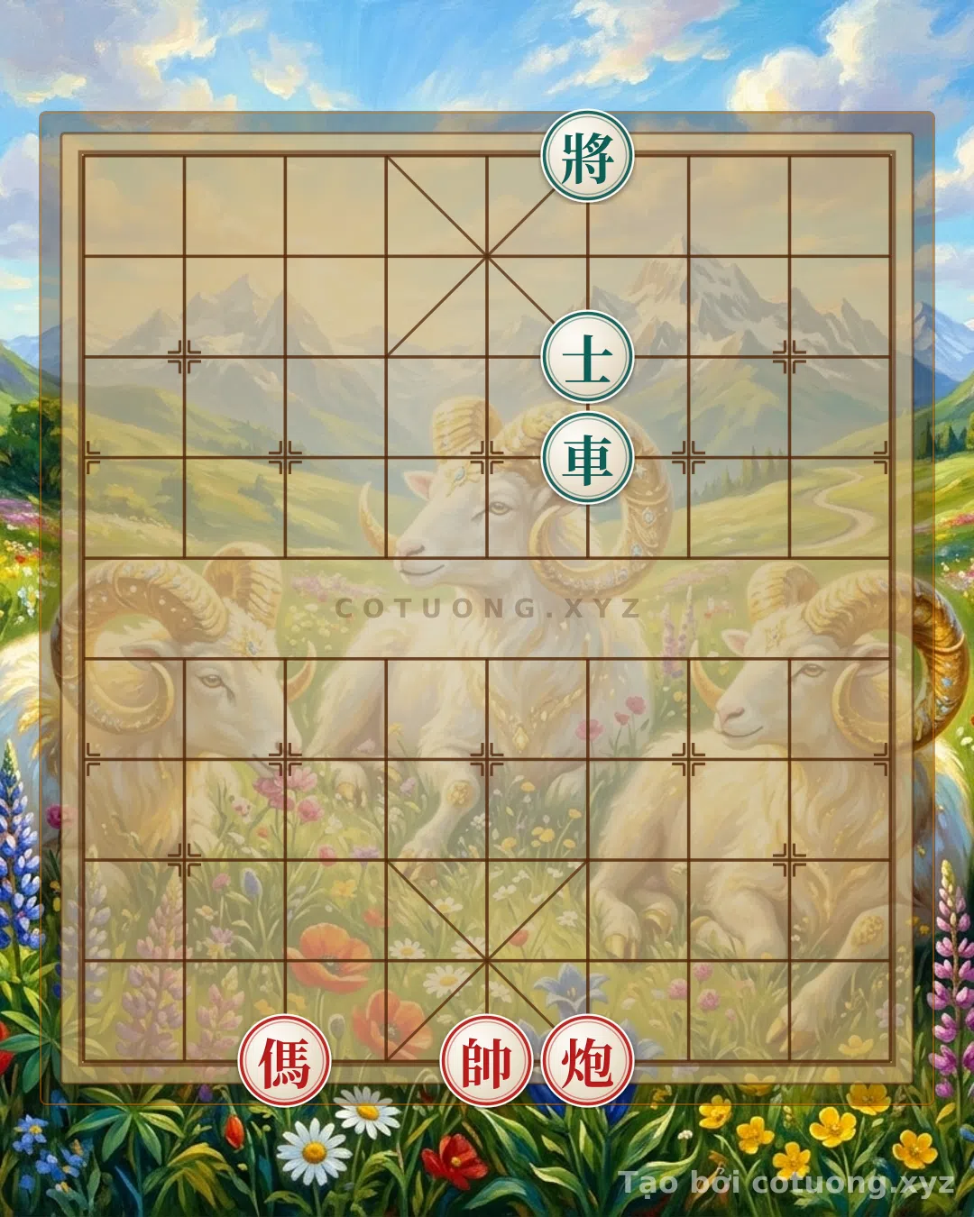 Thế cờ: The Mystery of the Xiangqi Trap: Red's Deadly Ambush, Black Caught in the Autumn Leaves — Cờ Tướng Online