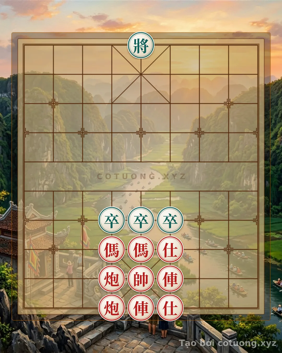 Challenge: Red Double Horses Attack, Black's Pawns Are All Lost: A Masterful Xiangqi Position - Can you solve it?