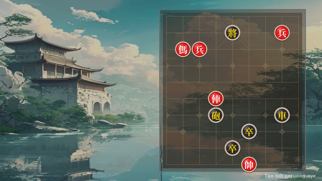 Thế cờ: Chinese Chess: Red Chariot Pierces, Black Cannon Counters - A 5/10-Level Engaging Position — Cờ Tướng Online
